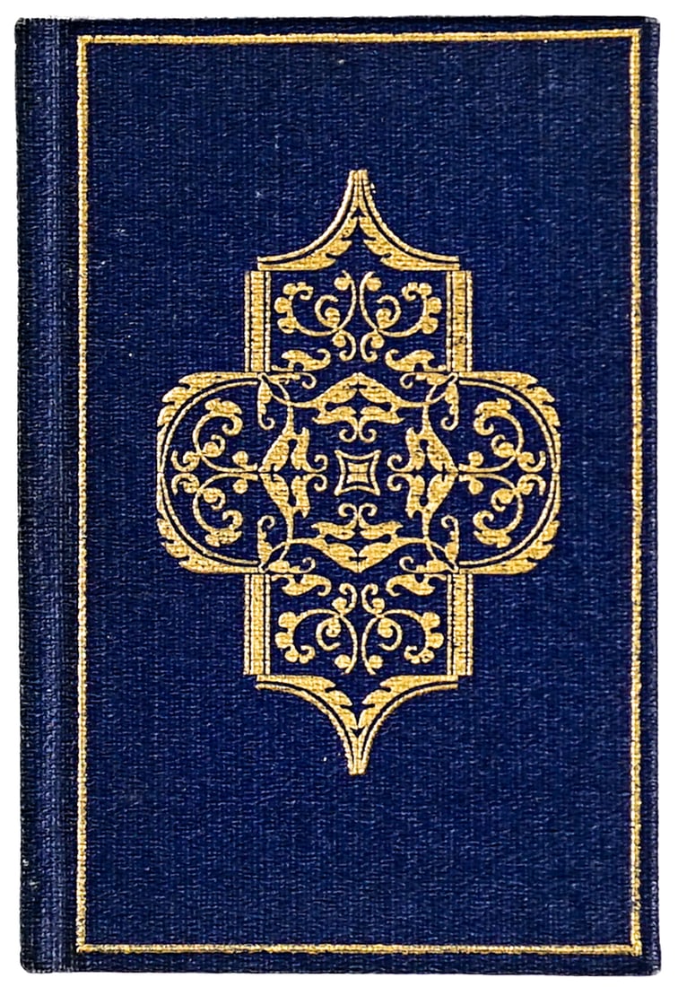 Five American Immortals by Auslander 1940 S/LTD: Five American Immortals, Joseph Auslander, 1940, Achille St. Onge miniature book. Signed with inscription on front endsheet and is limited to 475 copies. Includes all 5 stamps. Lot measures 3.125 in. 
