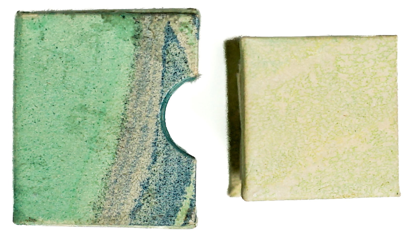 Miniature Accordion Book w Slipcase: Measures 1 x .75 x .5 in. Lot measures 2 in. H x 2 in. W x 2 in. D for shipping purposes only. The absence of a condition report does not imply that the lot is in perfect condition or completely free 
