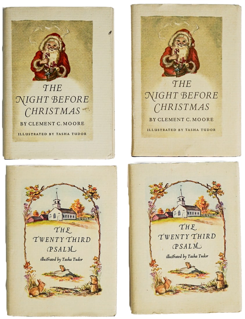 Miniature (4) Illustrated Books [Tasha Tudor] (1 of 8)