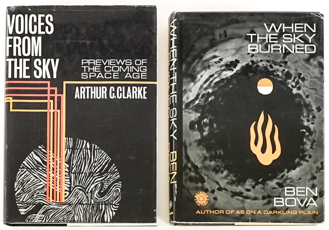 Sci-Fi (2) Books [Ben Bova / Arthur C. Clarke] (1 of 12)