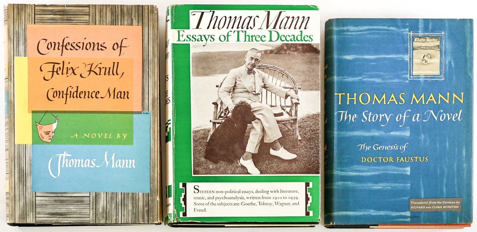 Thomas Mann (3) Books UNSIGNED (1 of 15)