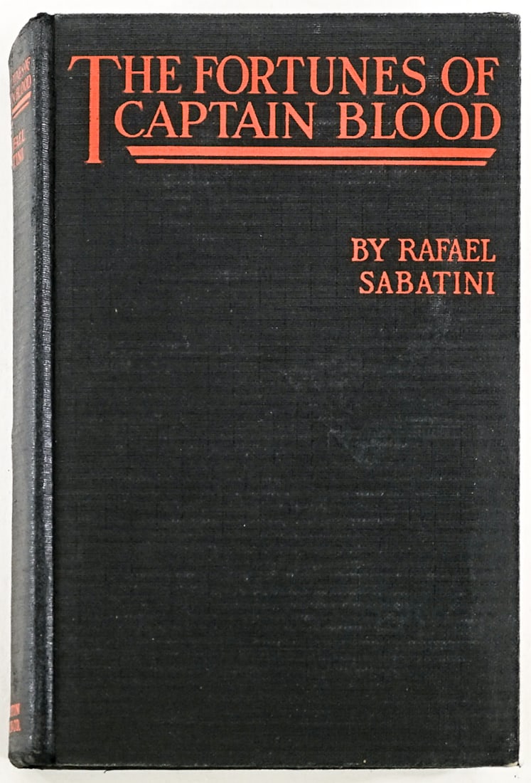 The Fortunes of Captain Blood by Rafael Sabatini: The Fortunes of Captain Blood by Rafael Sabatini. Houghton Mifflin 1936 1st. Lot measures 8.25 in. H x 5.75 in. W x 1.5 in. D for shipping purposes only. The absence of a condition report does not imp