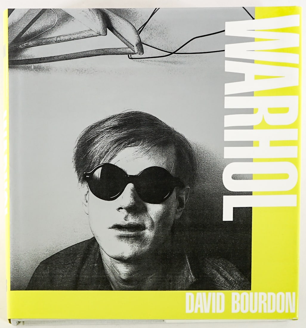 Warhol by David Bourdon 1989 Oversize: Warhol by David Bourdon1989 Illustrated. 432 pp. Lot measures 11 in. H x 10.5 in. W x 1.75 in. D for shipping purposes only. The absence of a condition report does not imply that the lot is in perfect