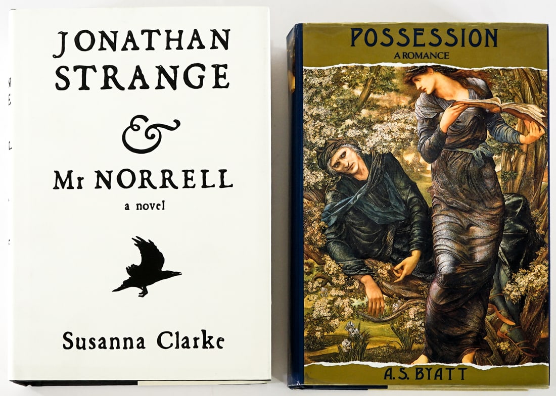 Author SIGNED (2) Novels: 1) Jonathan Strange and Mr. Norrell by Susanna Clarke. Bloomsbury 2004 1st US with unclipped dust jacket. Black covers. 2) Possession by A. S. Byatt. Random House 1990 1st American with unclipped dust