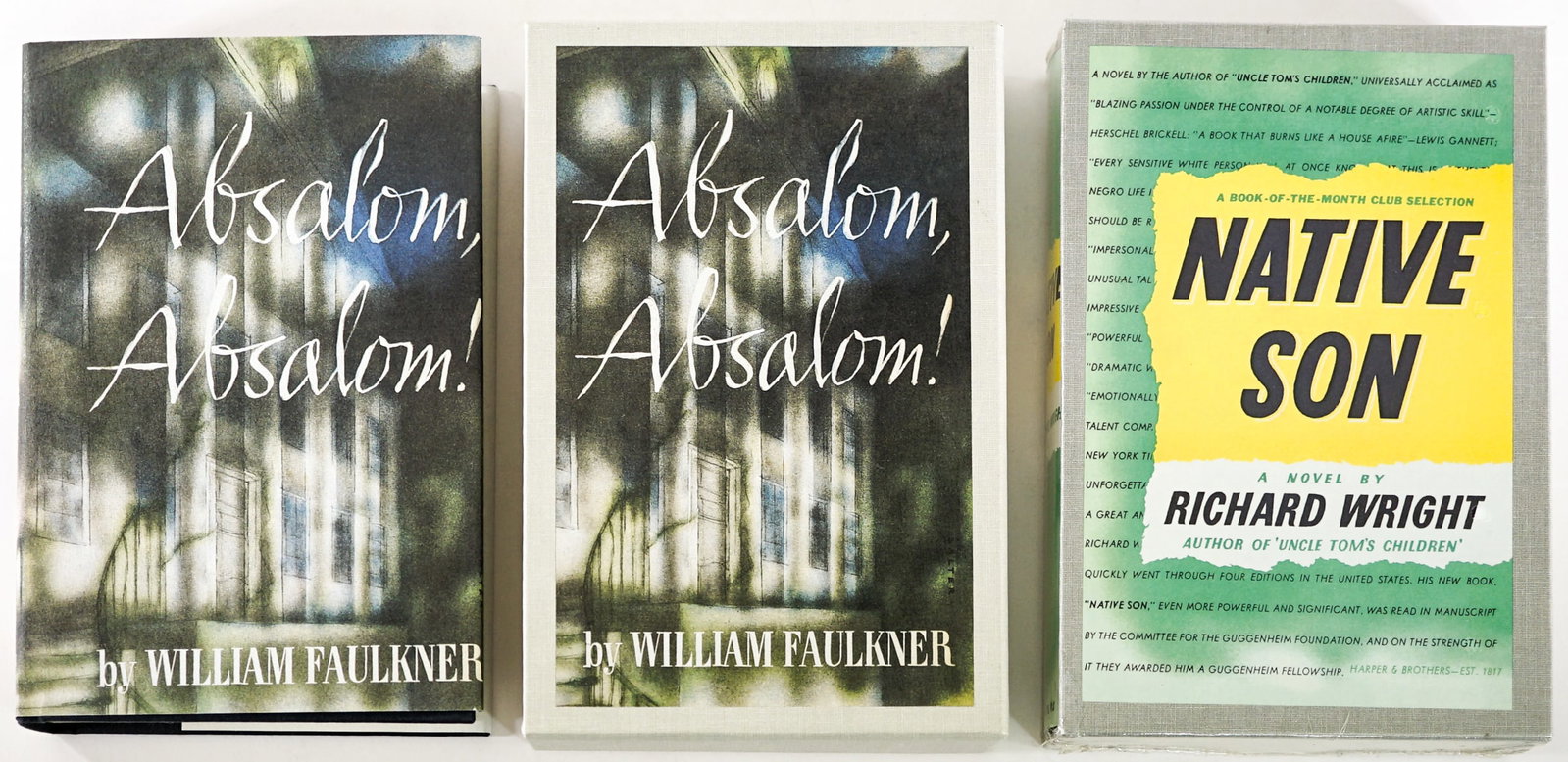 Facsimile (2) Books [Native Son; Absalom] (1 of 7)