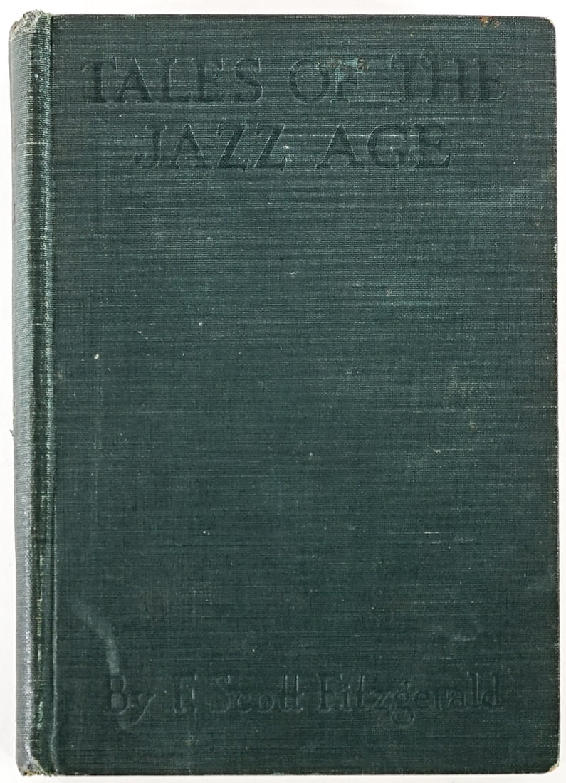 Tales of the Jazz Age by F. Scott Fitzgerald 1st: Tales of the Jazz Age by F. Scott Fitzgerald. Charles Scribner's published September 1922 1st 1st. 317 pp. Green covers. Lot measures 7.75 in. H x 5.75 in. W x 1.25 in. D for shipping purposes only.