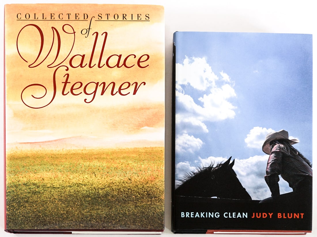 Author SIGNED (2) Books: 1) Collected Stories of Wallace Stegner signed on title page. Random House 1990 1st with unclipped dust jacket. 2) Breaking Clean by Alice Blunt signed on title page. Alfred A. Knopf 2002 1st with unc