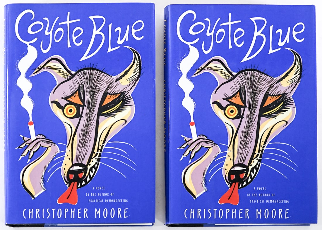 Coyote Blue by Christopher Moore (2) SIGNED Books (1 of 13)