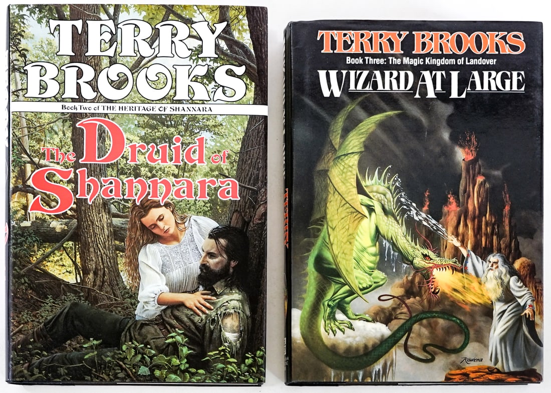 Terry Brooks (2) SIGNED w/ Inscription Books (1 of 13)