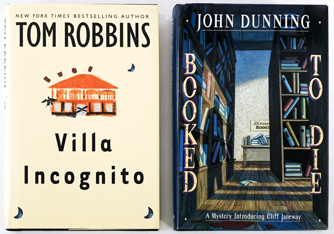 Author SIGNED (2) Books [Tom Robbins] (1 of 14)