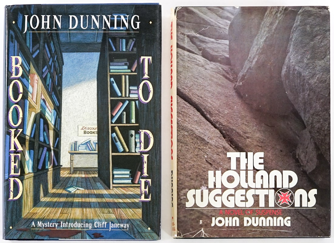 John Dunning (2) SIGNED w/ Inscription Books (1 of 17)
