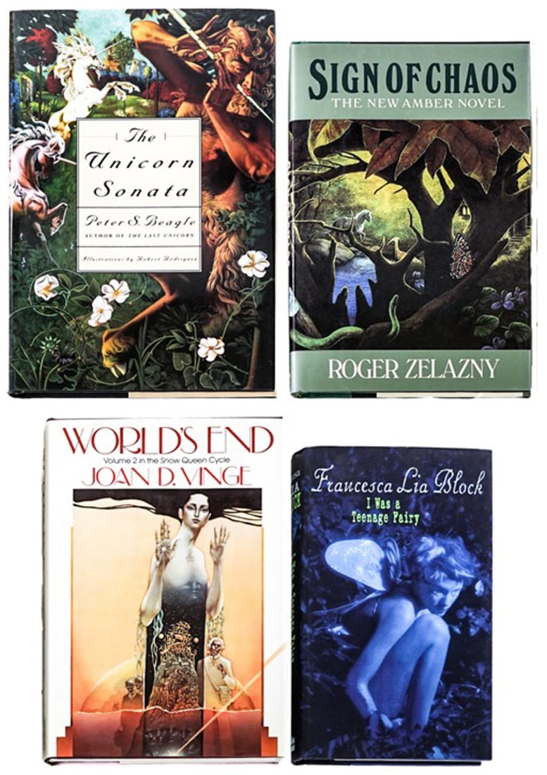 Author SIGNED (4) Books [Fantasy / Sci Fi] (1 of 19)