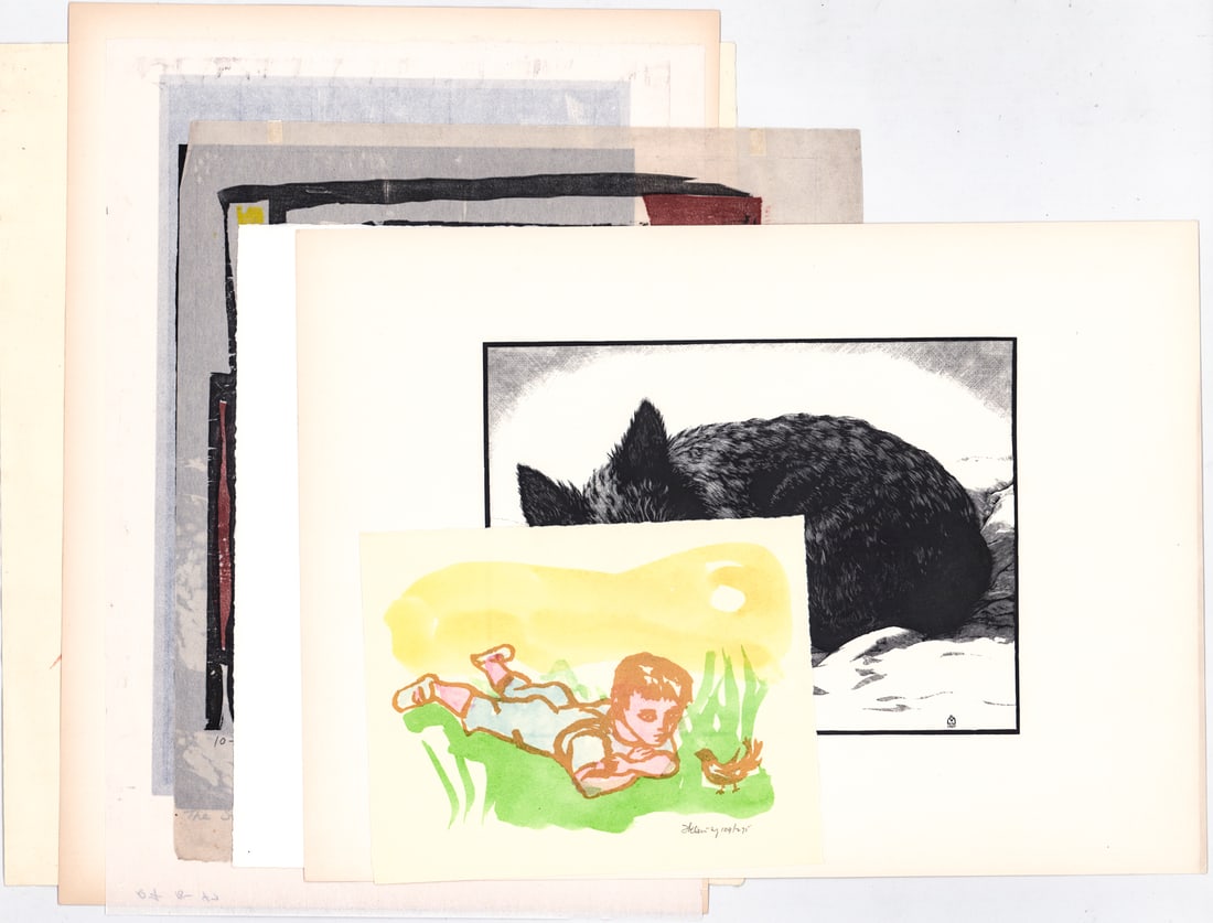 Various Artists (7) Prints / Woodcuts (1 of 8)