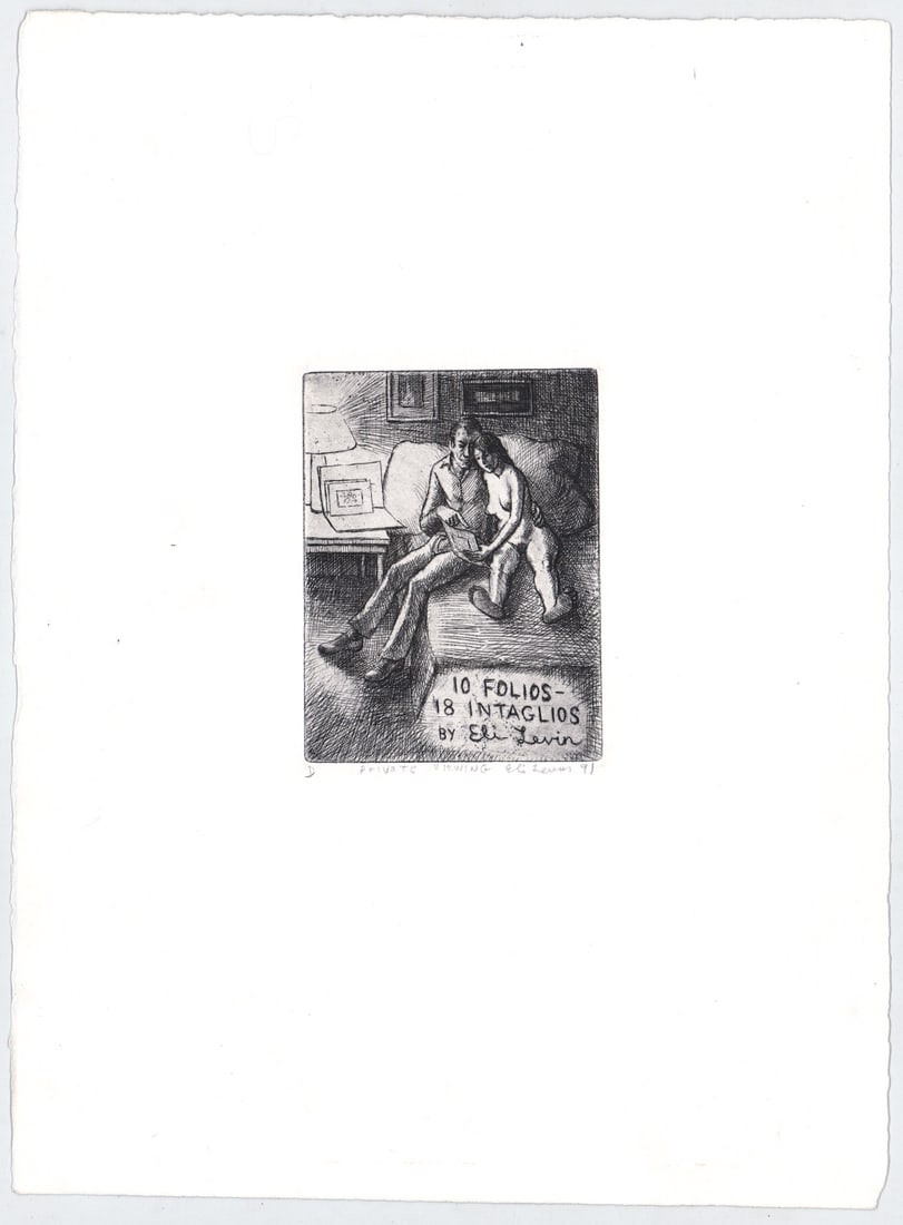 Eli Levin SIGNED Etching - 2