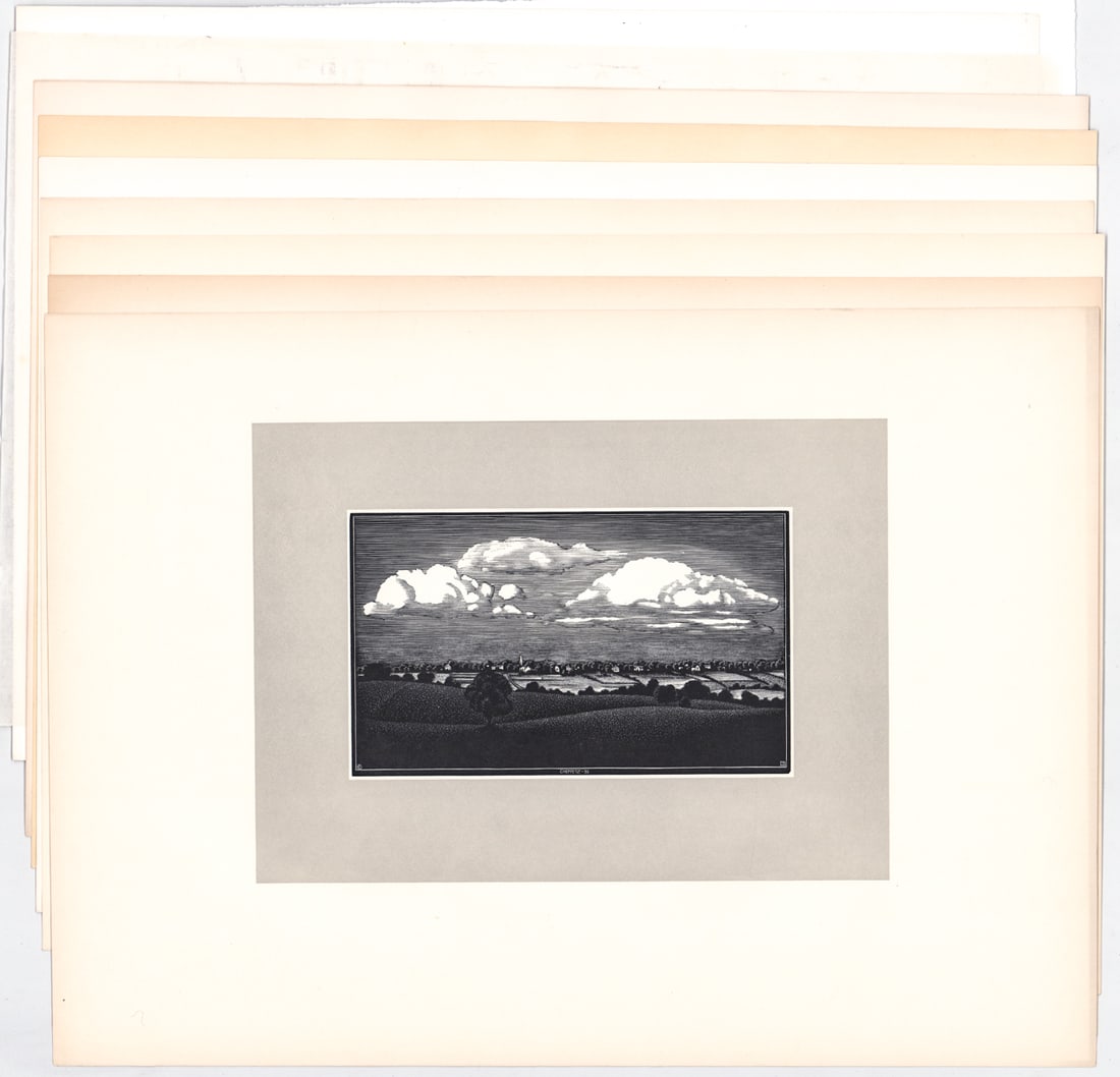 Various Artists (10) Prints [AAG]: Ten (10) plate or pencil signed prints by various artists. Barbara Latham; J.J. Lankes; Ganzo; Sydney Chavetz and others. Sheets measure approximately 13.25 x 18 in. and 18 x 13.25 in. Unframed, loose