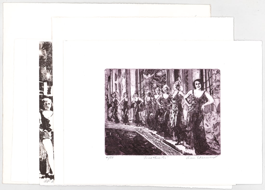 Ann Chernow (6) S/N Etchings [Women] (1 of 7)