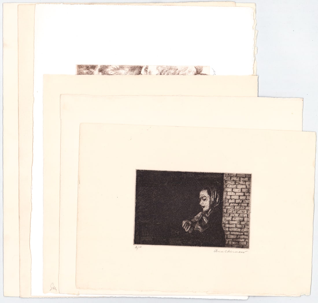 Ann Chernow (6) S/N Etchings [Women] (1 of 7)
