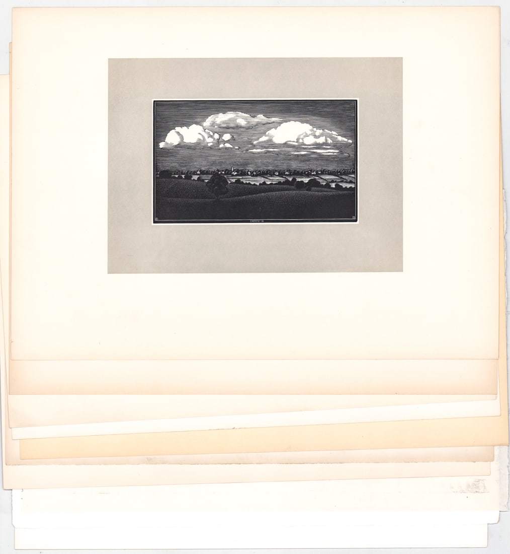 Various Artists (10) Prints [AAG]: Ten (10) plate or pencil signed prints by various artists. Barbara Latham; J.J. Lankes; Ganzo; Sydney Chavetz and others. Sheets measure approximately 13.25 x 18 in. and 18 x 13.25 in. Unframed, loose