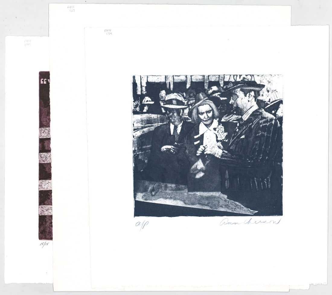 Ann Chernow (3) S/N Etchings (1 of 4)