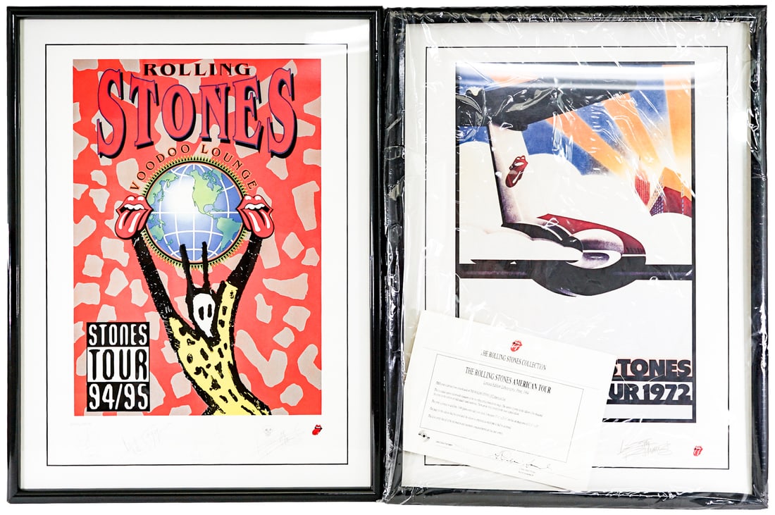 The Rolling Stones Facsimile (2) Prints LTD (1 of 10)
