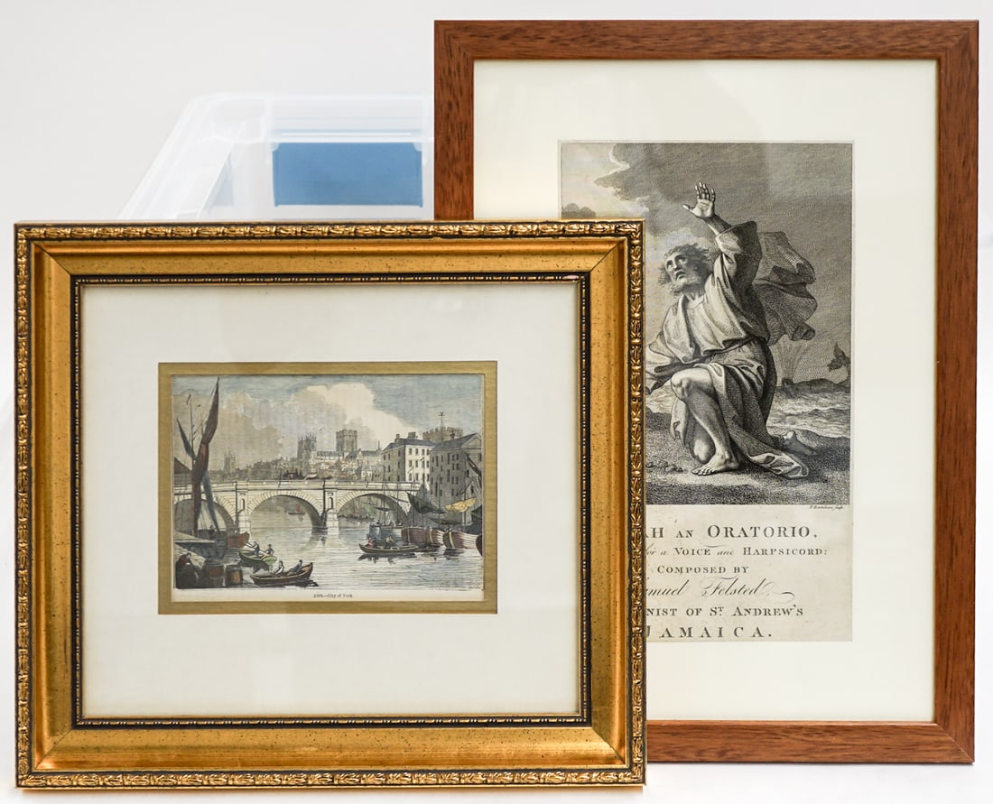 (10) Antique Framed Prints (1 of 12)