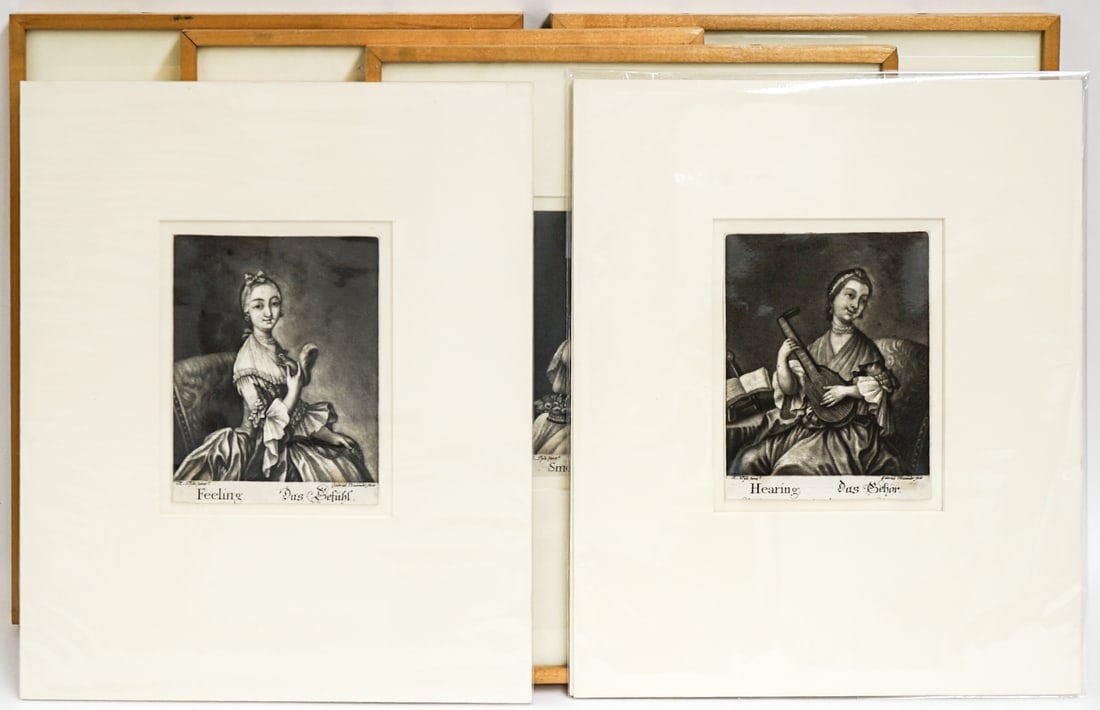 (6) Antique Framed Prints (1 of 7)