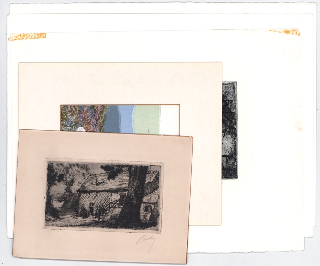 Artist Signed (5) Prints [Federico Castellon]: Five (5) artist signed prints. Sheets measure 6.25 to 15 in. x 8 to 14 in. Unframed, loose and not mounted or glued down. Lot measures 17 x 11 x .125 inches for shipping purposes. The absence of a