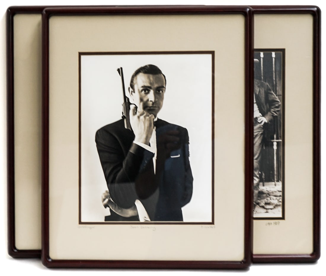(3) Mark Reuben Gallery Framed Photos: Framed, they measure 21.5 x 17 inches. Lot measures 22 x 17 x 5 inches framed for shipping purposes. This item requires the use of an outside shipper. The absence of a condition report does not imply