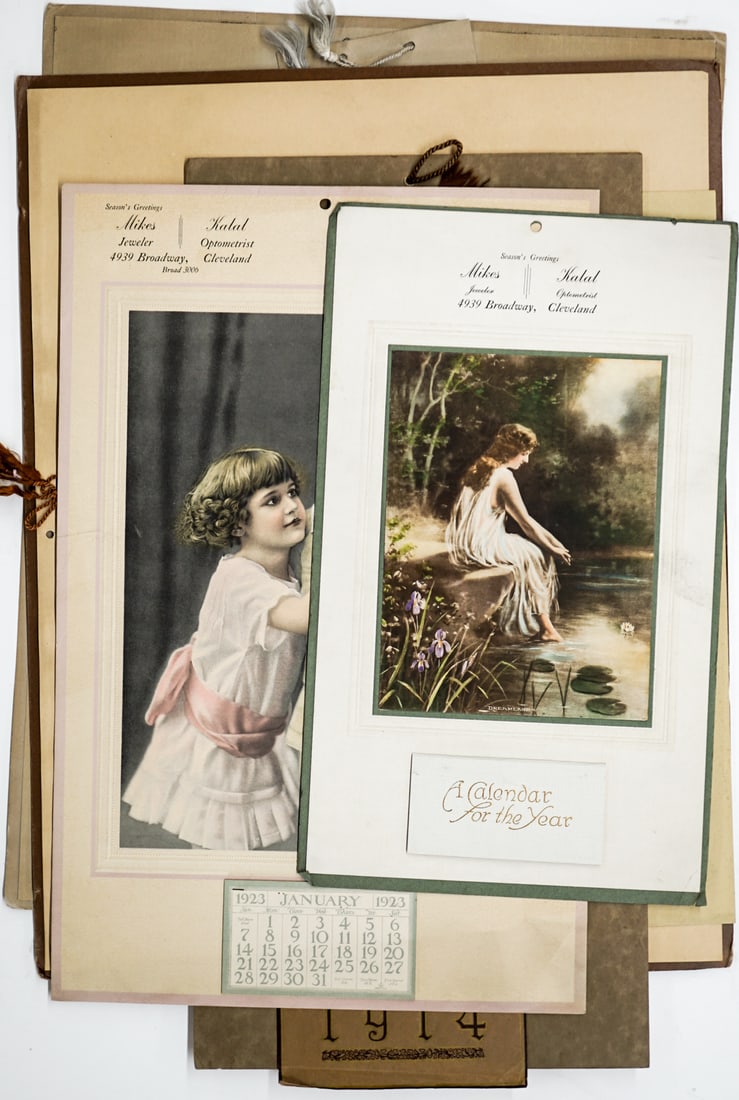1910's/1920's UNUSED Calendars (1 of 7)