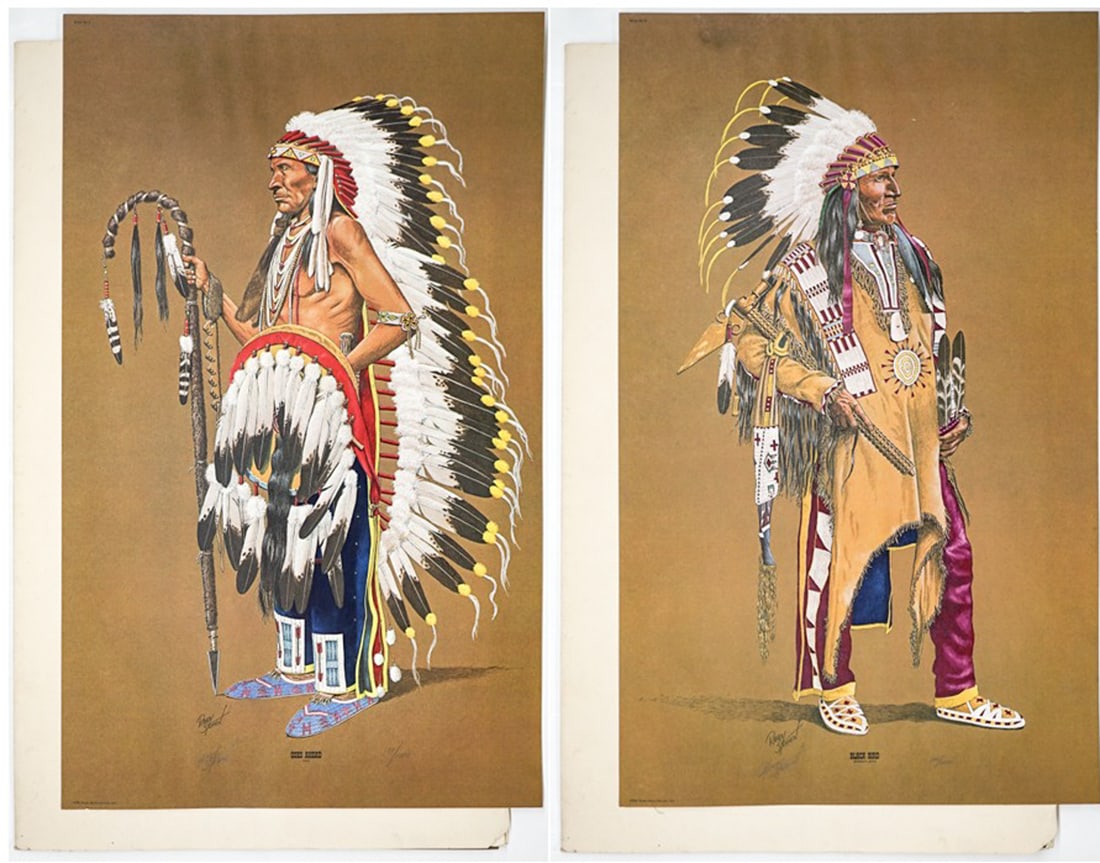 Randy Stefen Signed/Numbered Prints (2): They measure 28.5 x 17.5 inches sheet size. EX-MT condition. Lot measures 28.75 x 17.5 x .25 inches for shipping purposes. The absence of a condition report does not imply that the lot is in perfect