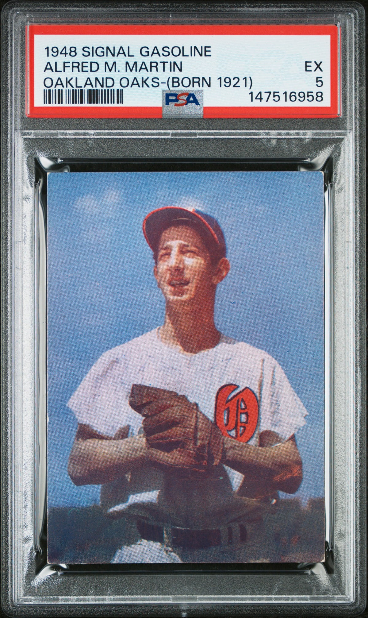 Alfred M. Martin 1948 Signal Gasoline PSA 5 (1 of 2)