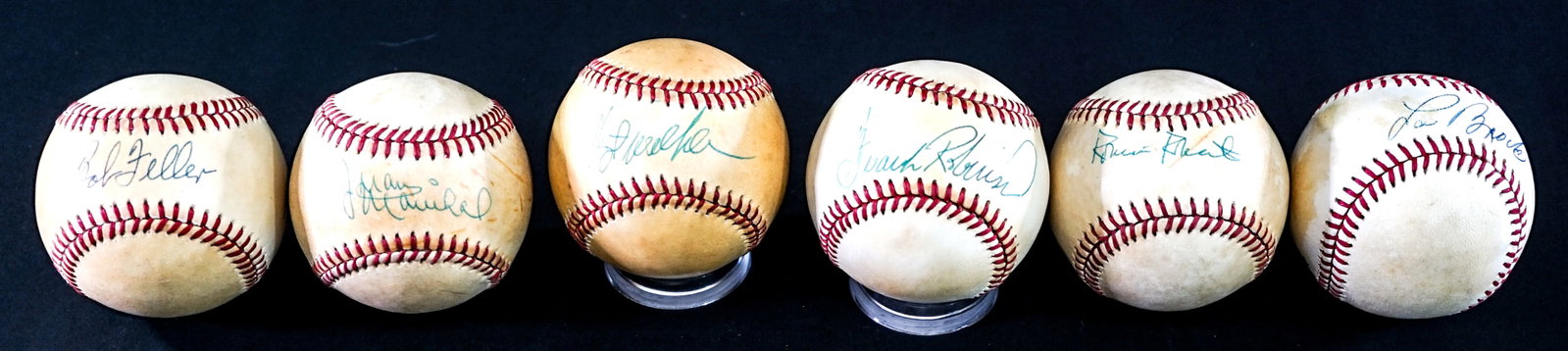 (6) MLB HOF Single Signed Baseballs (1 of 13)