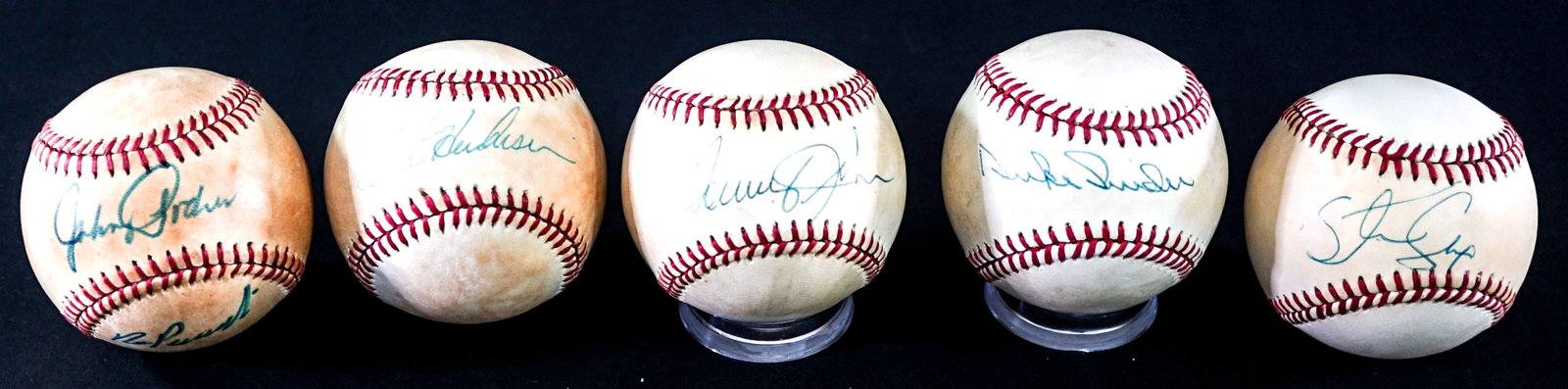 (5) Former Los Angeles Dodgers SS Baseballs (1 of 13)