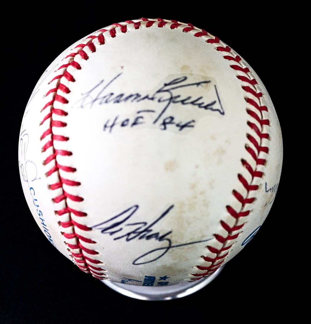 Baseball Player Multi-Signed Baseball - 4