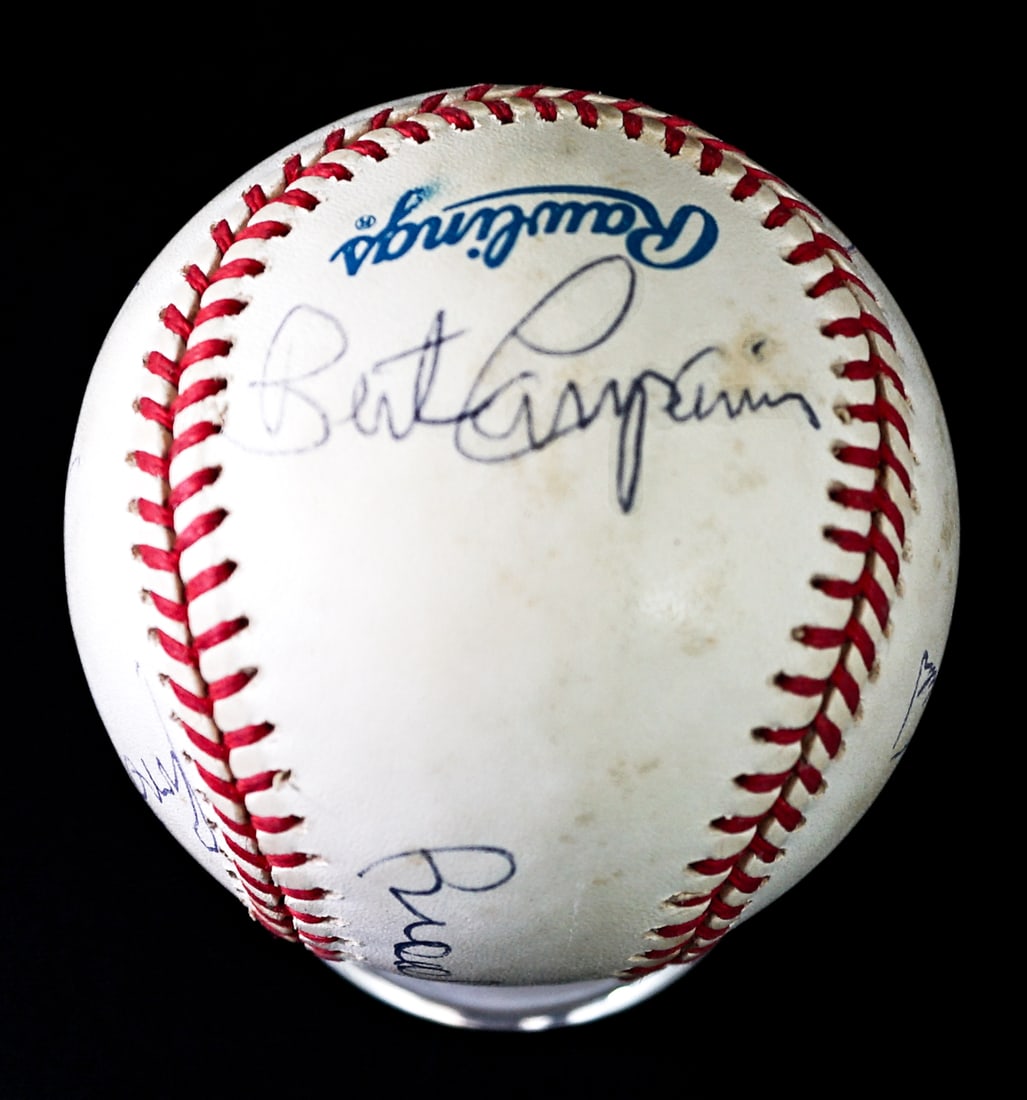 Baseball Player Multi-Signed Baseball - 5