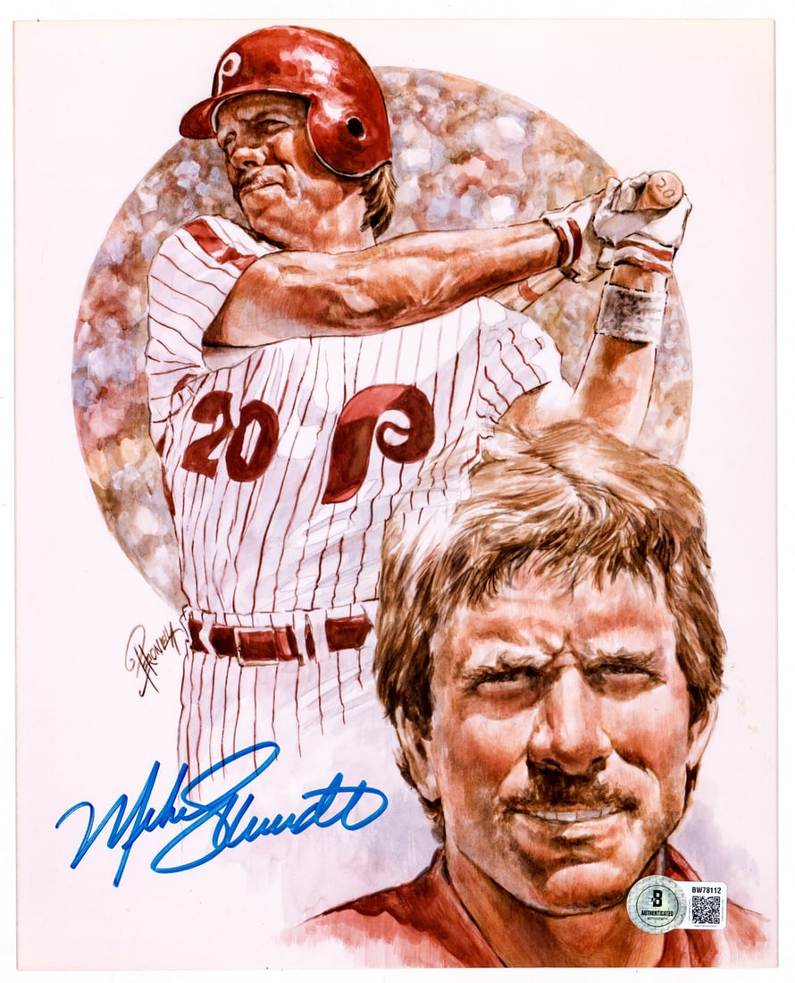 Mike Schmidt SIGNED 8x10 Photo BAS COA - 2