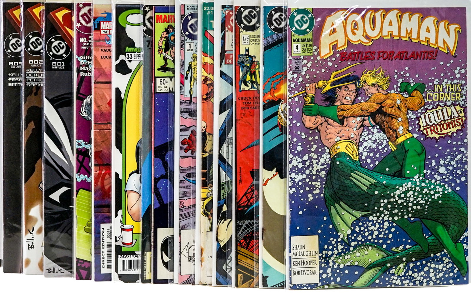 [2] Short White Box Assorted Comics - 4