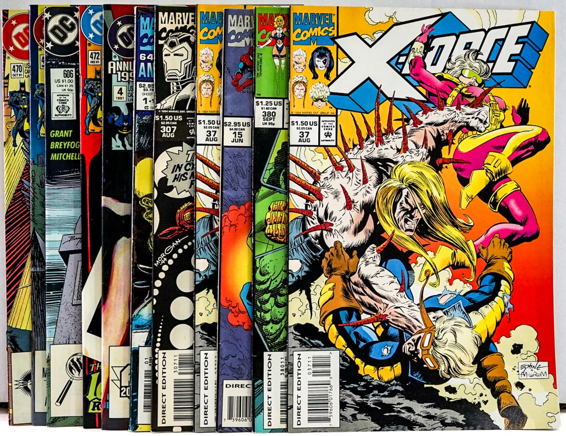 [2] Short White Box Assorted Comics - 6