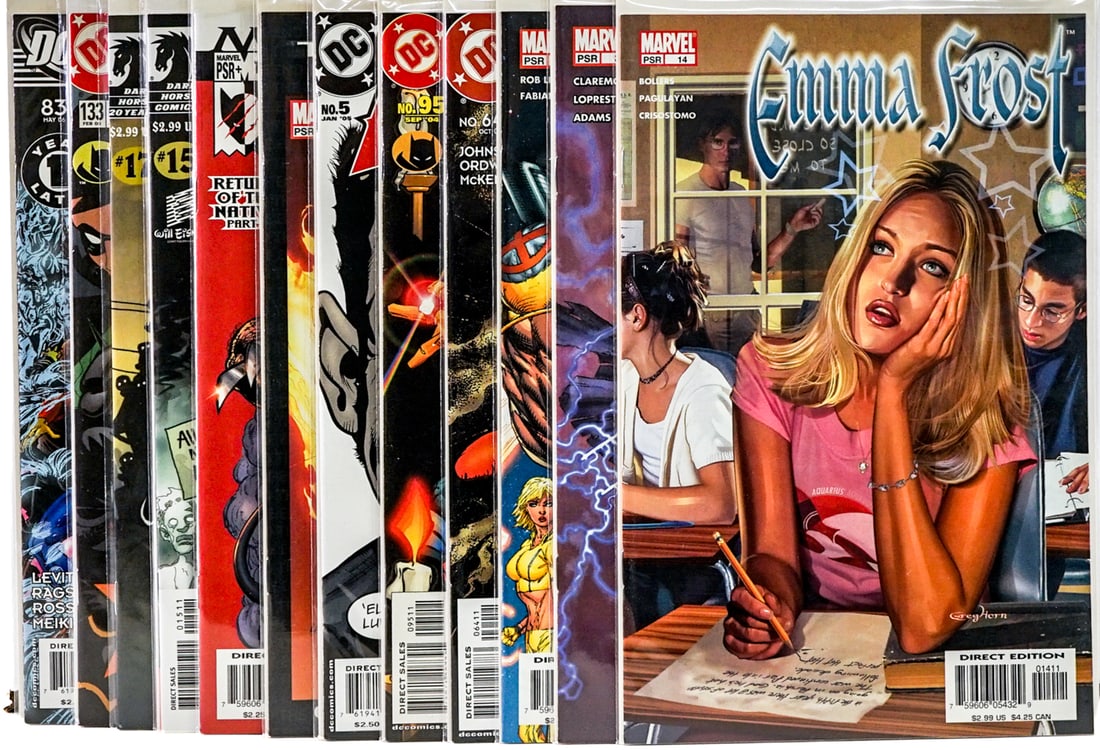 [2] Short White Box Assorted Comics - 2