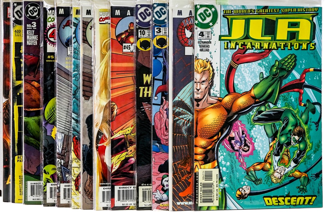 [2] Short White Box Assorted Comics - 4