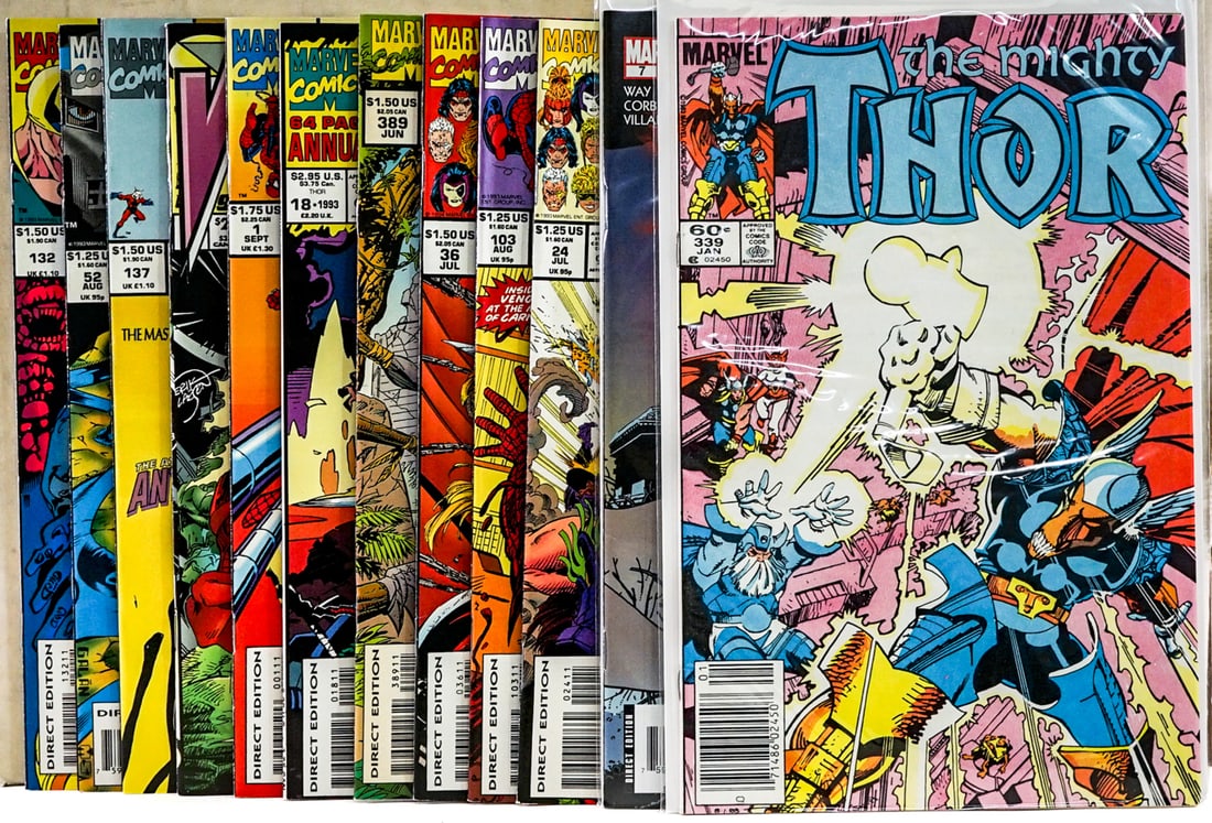 [2] Short White Box Assorted Comics - 5