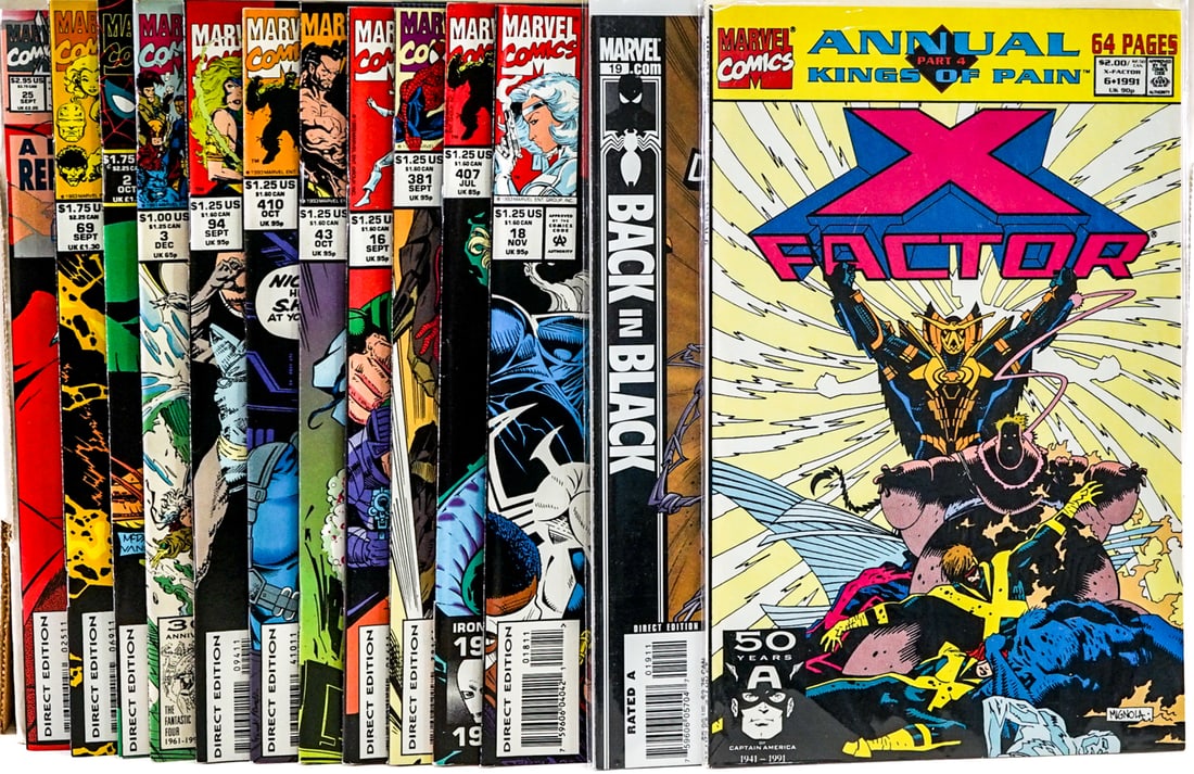 [2] Short White Box Assorted Comics - 6