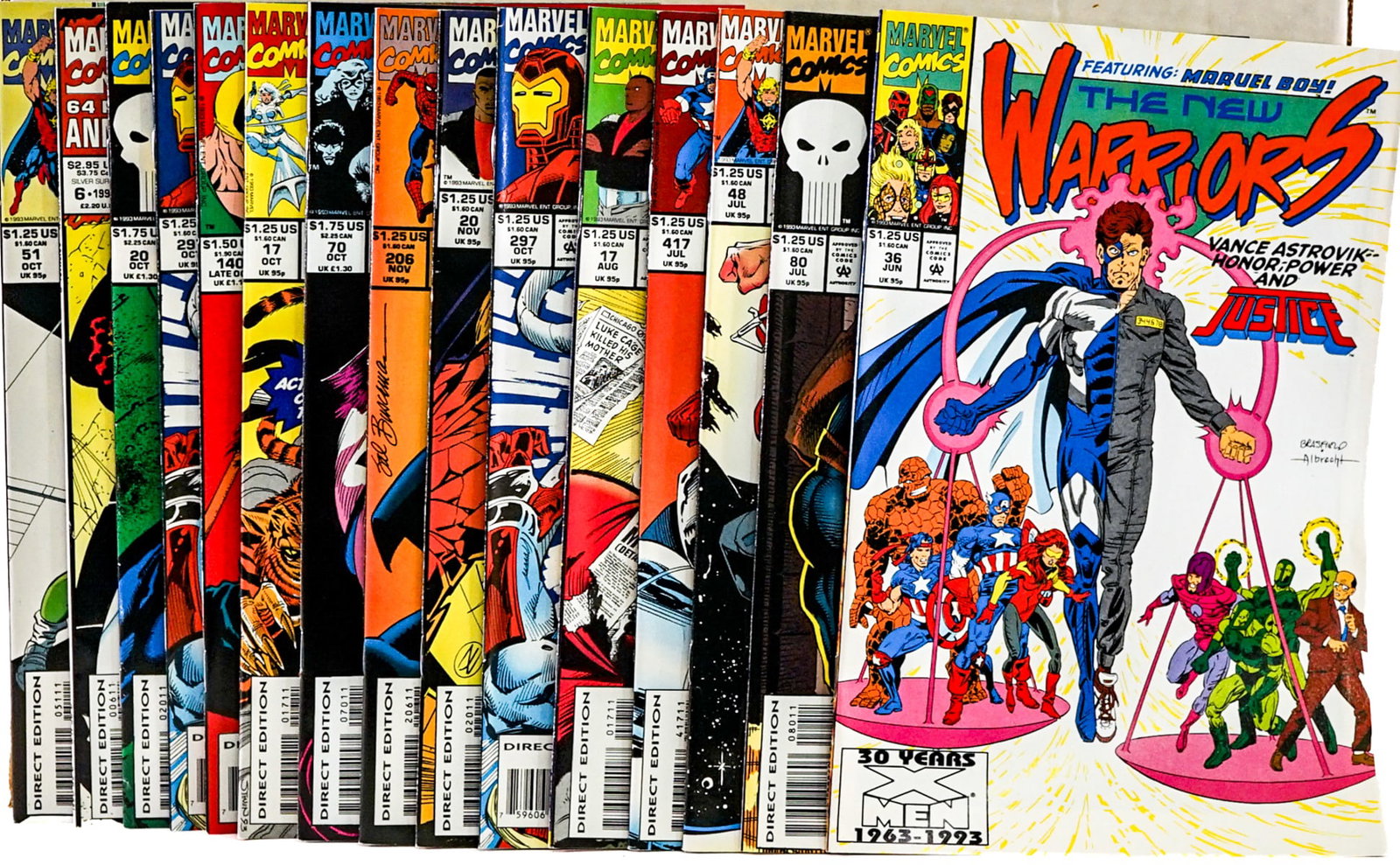 [2] Short White Box Assorted Comics - 7