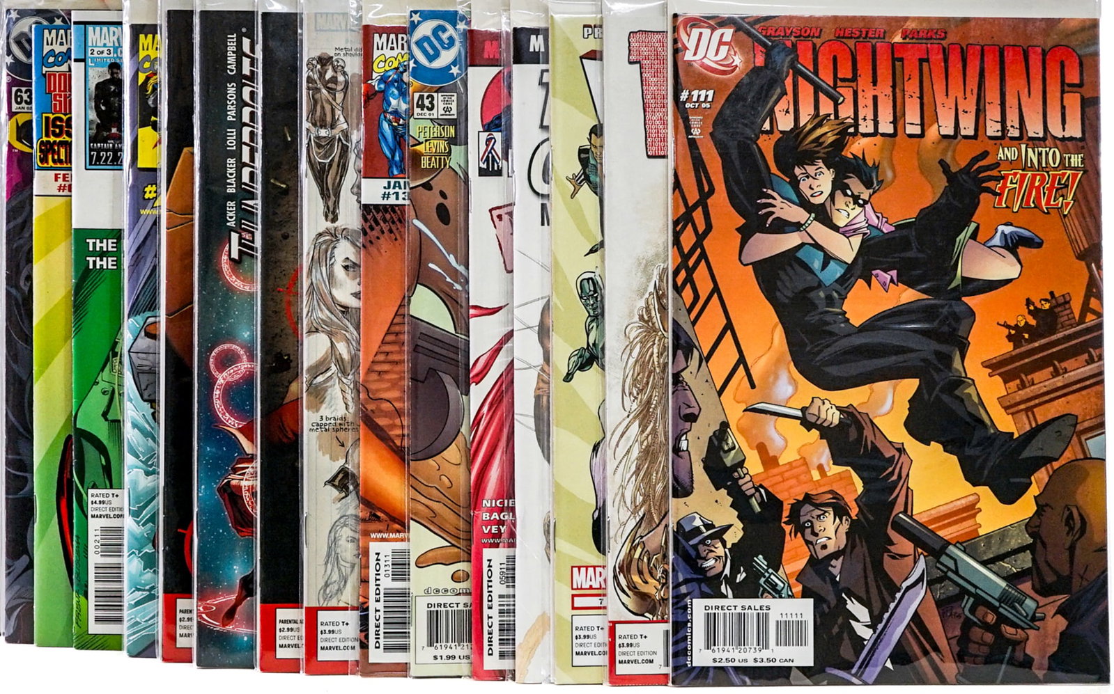 [2] Short White Box Assorted Comics - 4