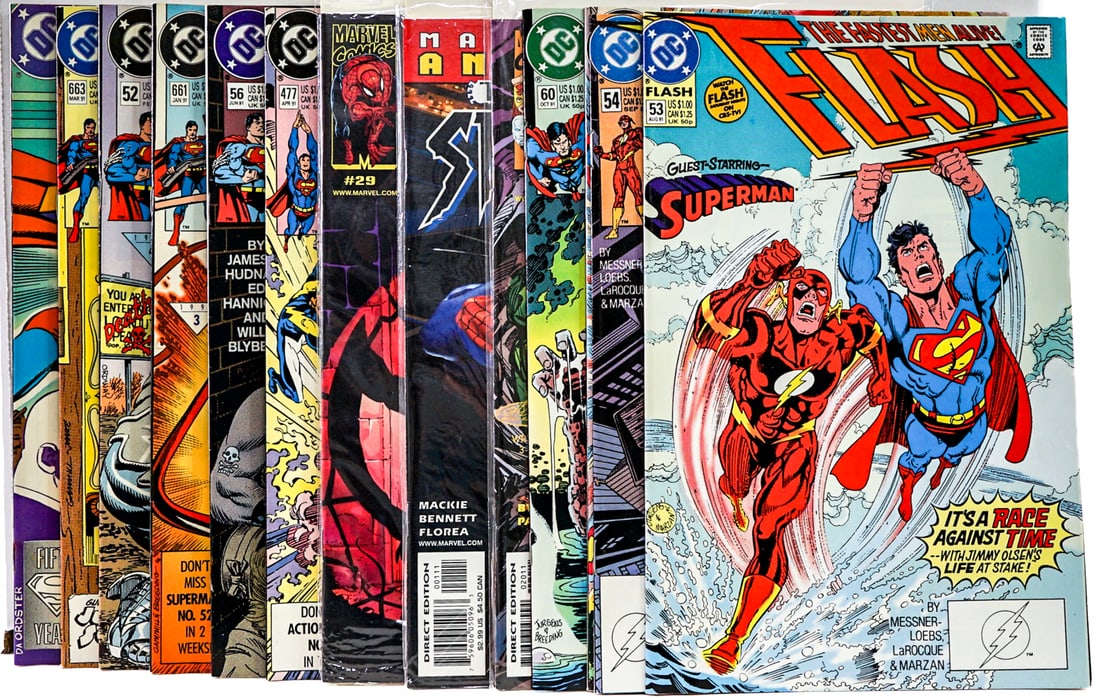 [2] Short White Box Assorted Comics - 6