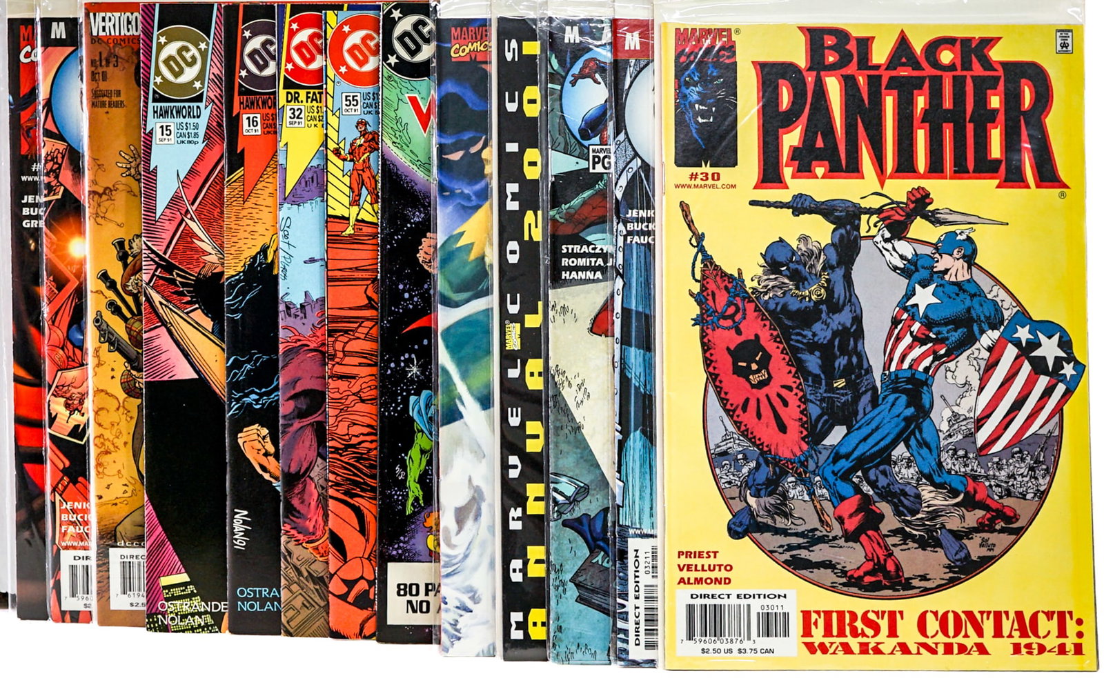 [2] Short White Box Assorted Comics - 7