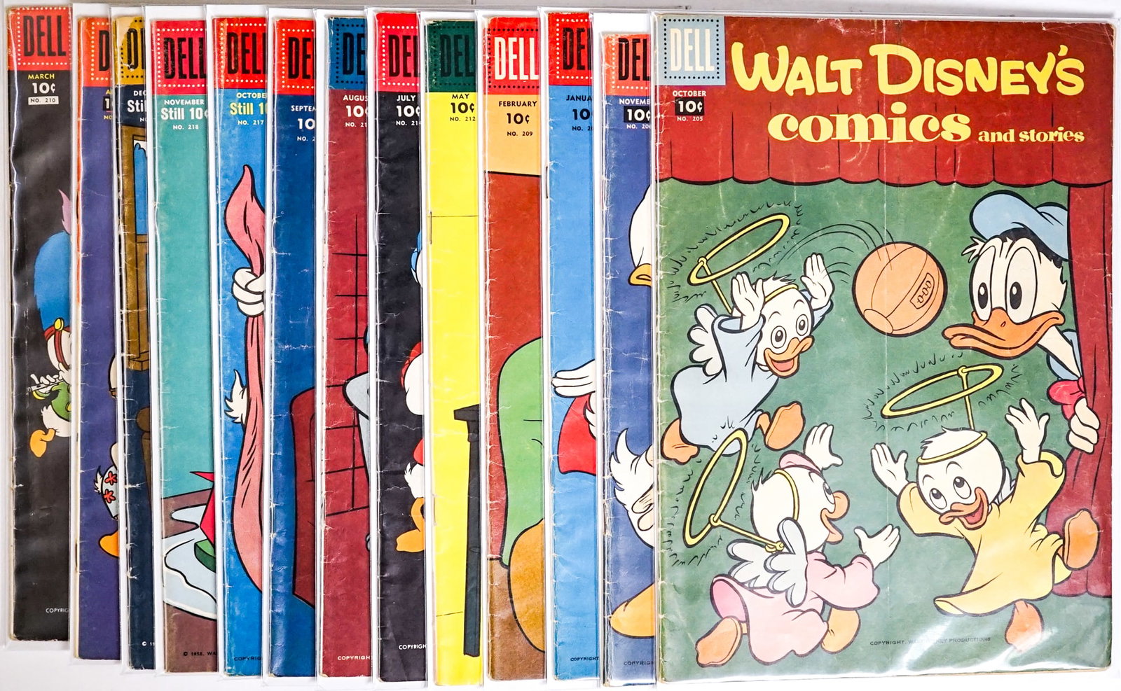 Dell Comics (13) Walt Disney Donald Duck (1 of 14)