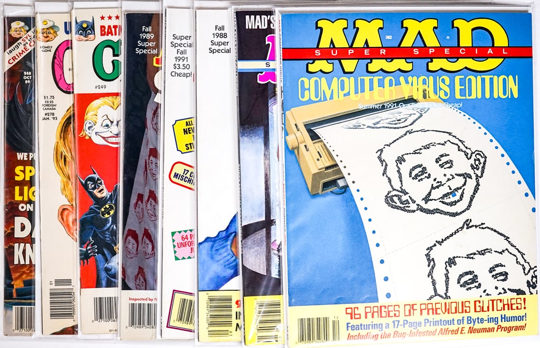 MAD / Cracked (8) Comic Magazines (1 of 9)