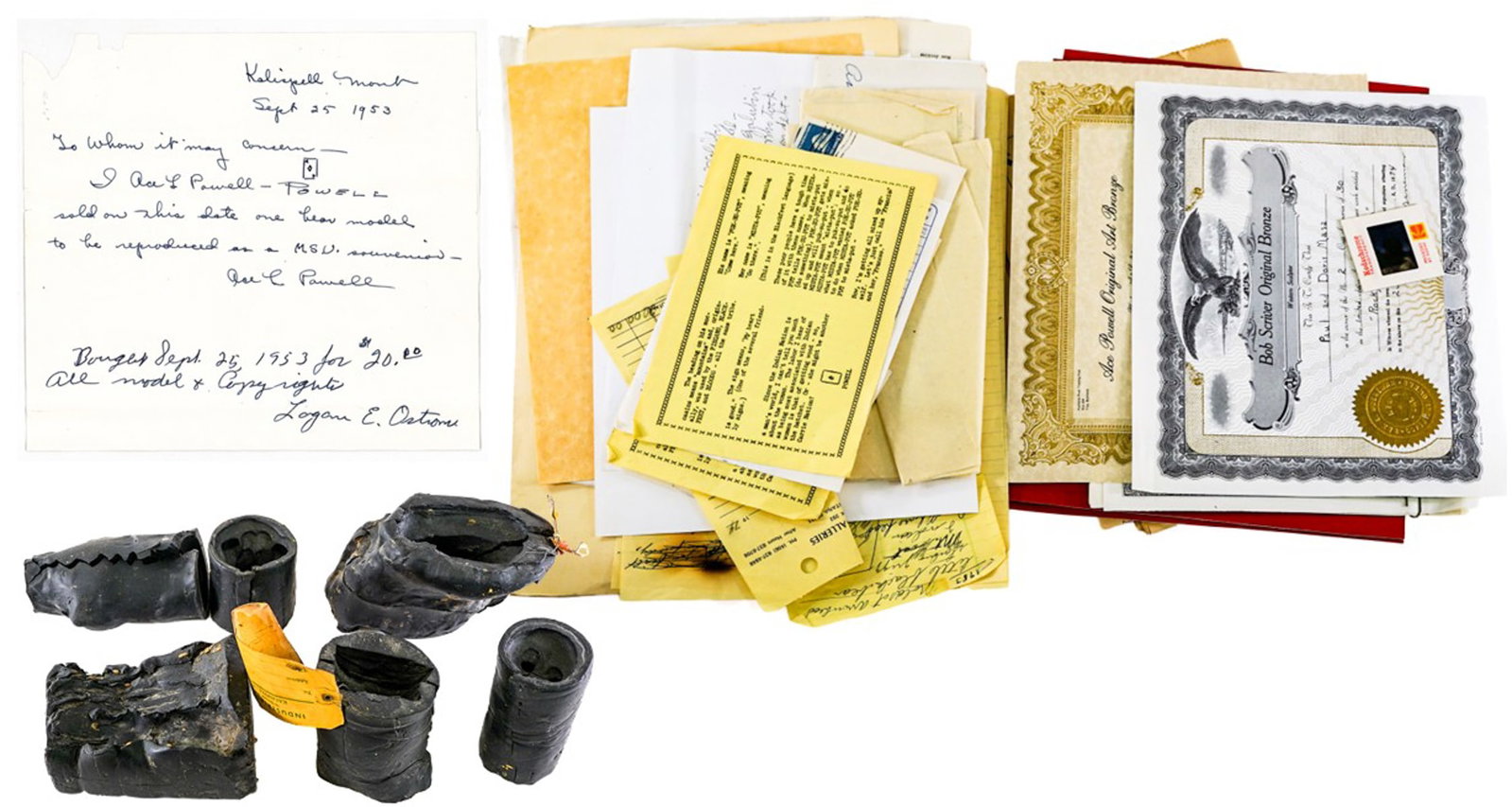 Ace Powell (6) Pottery Molds & Related [Montana] (1 of 4)