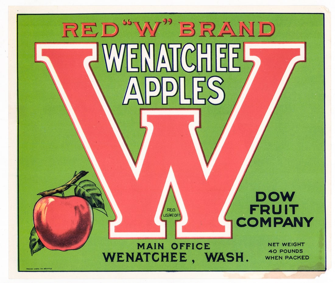 Original (29) Crate Labels [Washington State] - 2